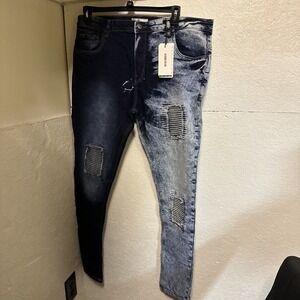 Red Ape Jeans NWT Stone Wash Distressed Men's 40x32